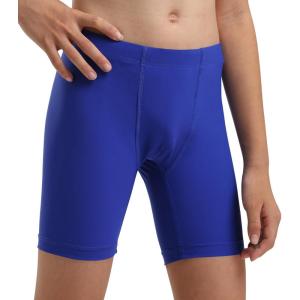 imageQBK 2T14Years Toddler Swim Shorts Youth Competitive Boyshort Swimsuit UPF 50 Quick Dry Rash Guard Swimming ShortsRoyal