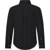 image2T16Y Boys Stretch Long Sleeve Button Down Toddler Dress Shirt Wrinkle Free Oxford Uniform Shirt with Chest PocketBlack
