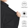 image2T16Y Boys Stretch Long Sleeve Button Down Toddler Dress Shirt Wrinkle Free Oxford Uniform Shirt with Chest PocketBlack