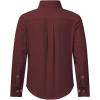 image2T16Y Boys Stretch Long Sleeve Button Down Toddler Dress Shirt Wrinkle Free Oxford Uniform Shirt with Chest PocketBurgundy