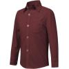 image2T16Y Boys Stretch Long Sleeve Button Down Toddler Dress Shirt Wrinkle Free Oxford Uniform Shirt with Chest PocketBurgundy