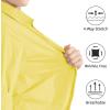 image2T16Y Boys Stretch Long Sleeve Button Down Toddler Dress Shirt Wrinkle Free Oxford Uniform Shirt with Chest PocketLight Yellow