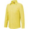 image2T16Y Boys Stretch Long Sleeve Button Down Toddler Dress Shirt Wrinkle Free Oxford Uniform Shirt with Chest PocketLight Yellow