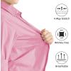 image2T16Y Boys Stretch Long Sleeve Button Down Toddler Dress Shirt Wrinkle Free Oxford Uniform Shirt with Chest PocketPink