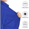 image2T16Y Boys Stretch Long Sleeve Button Down Toddler Dress Shirt Wrinkle Free Oxford Uniform Shirt with Chest PocketRoyal Blue