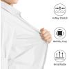 image2T16Y Boys Stretch Long Sleeve Button Down Toddler Dress Shirt Wrinkle Free Oxford Uniform Shirt with Chest PocketWhite