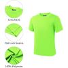 imageQBK 2T to Youth Neon Shirt Kids UPF 50 Dry Fit Athletic Short Sleeve Rash Guard T Shirts for Boys Girls Sports UndershirtGreen