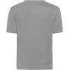 imageQBK 2T to Youth Neon T Shirt Kids Rash Guard UPF 50 VNeck Dry Fit Athletic Short Sleeve Shirts for Boys and GirlsGrey