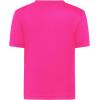imageQBK 2T to Youth Neon T Shirt Kids Rash Guard UPF 50 VNeck Dry Fit Athletic Short Sleeve Shirts for Boys and GirlsPink