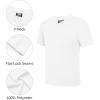 imageQBK 2T to Youth Neon T Shirt Kids Rash Guard UPF 50 VNeck Dry Fit Athletic Short Sleeve Shirts for Boys and GirlsWhite
