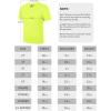 imageQBK 2T to Youth Neon T Shirt Kids Rash Guard UPF 50 VNeck Dry Fit Athletic Short Sleeve Shirts for Boys and GirlsYellow