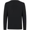 imageQBK 4T to Youth Neon Shirt Kids Rash Guard UPF 50 VNeck Dry Fit Athletic Performance Long Sleeve Shirts for Boys and GirlsBlack