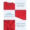 imageQBK 4T to Youth Neon Shirt Kids Rash Guard UPF 50 VNeck Dry Fit Athletic Performance Long Sleeve Shirts for Boys and GirlsRed