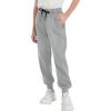 imageQBK Boys Joggers SlimFit Tapered Sweatpants with Adjustable Drawstring Waist Stretch for Sports ampamp Casual Wear 316YLight Grey16