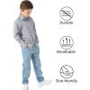 imageQBK Boys Long Sleeve Button Down Shirts Oxford Dress Shirt Boys Striped Shirt for 2T16 YearsNavy