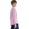 imageQBK Boys Long Sleeve Button Down Shirts Oxford Dress Shirt Boys Striped Shirt for 2T16 YearsPink
