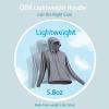 imageQBK Light Weight Zip Up Hoodie Thin Summer Jacket For WomenLight Charcoal