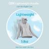 imageQBK Light Weight Zip Up Hoodie Thin Summer Jacket For WomenLight Grey