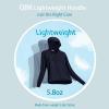 imageQBK Light Weight Zip Up Hoodie Thin Summer Jacket For WomenNavy