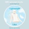 imageQBK Light Weight Zip Up Hoodie Thin Summer Jacket For WomenOffwhite