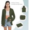 imageQBK Light Weight Zip Up Hoodie Thin Summer Jacket For WomenOlive Green
