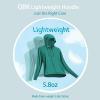 imageQBK Light Weight Zip Up Hoodie Thin Summer Jacket For WomenPeacock