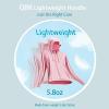 imageQBK Light Weight Zip Up Hoodie Thin Summer Jacket For WomenPink
