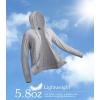 imageQBK Lightweight Zip Up Hoodies Thin Summer Jackets For WomenLight Grey