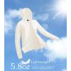 imageQBK Lightweight Zip Up Hoodies Thin Summer Jackets For WomenWhite