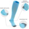 imageQBK Toddler Baseball Socks Youth Softball Tee Ball Kids Soccer Socks for Boy Girl 2 PairsDbaseball Socksblue