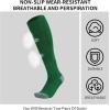 imageQBK Toddler Baseball Socks Youth Softball Tee Ball Kids Soccer Socks for Boy Girl 2 PairsFbaseball Socksgreen