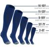 imageQBK Toddler Baseball Socks Youth Softball Tee Ball Kids Soccer Socks for Boy Girl 2 PairsIbaseball Socksroyal Blue