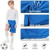 imageQBK Toddler to Youth Athletic Shorts for Boys and Girls Soccer Basketball SportsBlue
