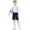 imageQBK Toddler to Youth Athletic Shorts for Boys and Girls Soccer Basketball SportsNavy