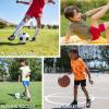 imageQBK Toddler to Youth Athletic Shorts for Boys and Girls Soccer Basketball SportsPhoton Blue