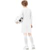 imageQBK Toddler to Youth Athletic Shorts for Boys and Girls Soccer Basketball SportsWhite