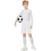 imageQBK Toddler to Youth Athletic Shorts for Boys and Girls Soccer Basketball SportsWhite
