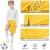 imageQBK Toddler to Youth Athletic Shorts for Boys and Girls Soccer Basketball SportsYellow