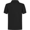 imageQBK Toddler to Youth Boys School Uniform Pique Polo Kids Short Sleeve Collared Golf ShirtBlack