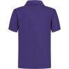 imageQBK Toddler to Youth Boys School Uniform Pique Polo Kids Short Sleeve Collared Golf ShirtPurple