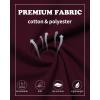 imageQBK Toddler to Youth Boys School Uniform Pique Polo Shirts Kids Long Sleeve Collared Golf ShirtBurgundy