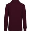 imageQBK Toddler to Youth Boys School Uniform Pique Polo Shirts Kids Long Sleeve Collared Golf ShirtBurgundy
