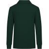 imageQBK Toddler to Youth Boys School Uniform Pique Polo Shirts Kids Long Sleeve Collared Golf ShirtHunter Green
