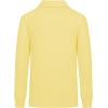 imageQBK Toddler to Youth Boys School Uniform Pique Polo Shirts Kids Long Sleeve Collared Golf ShirtLight Yellow
