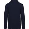 imageQBK Toddler to Youth Boys School Uniform Pique Polo Shirts Kids Long Sleeve Collared Golf ShirtNavy
