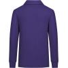 imageQBK Toddler to Youth Boys School Uniform Pique Polo Shirts Kids Long Sleeve Collared Golf ShirtPurple