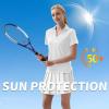 imageQBK Womens Golf Polo Shirt UPF 50 Dry Fit Collared VNeck Short Sleeve Tennis TopWhite