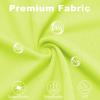 imageQBK Womens Neon T Shirt Long Sleeve TShirt Sun Protection UPF 50 for Hiking Fishing Workout Rash Guard and Athletic SportsNeon Yellow