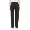 imageQBK Yoga Scrub Pants Women Mid Rise Yoga Work Pants Five Pocket Cargo Scrub PantBlack