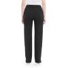imageQBK Yoga Scrub Pants Women Mid Rise Yoga Work Pants Five Pocket Cargo Scrub PantBlack